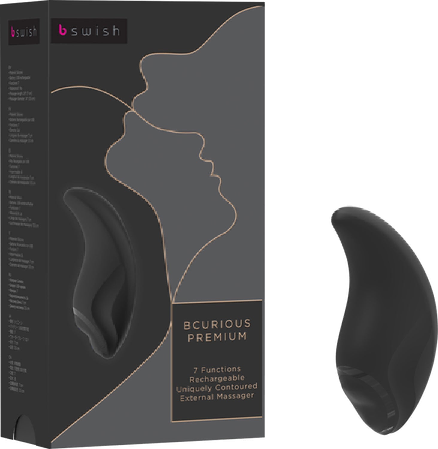 Bcurious Premium (Noir) > Vibrators > Ladies > Clitoral Vibrators and Stimulators
