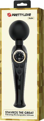 Skyler Rechargeable Wand – Powerful 10-Mode Vibrating Wand with Flexible Neck > Sex Toys > Massage Wands