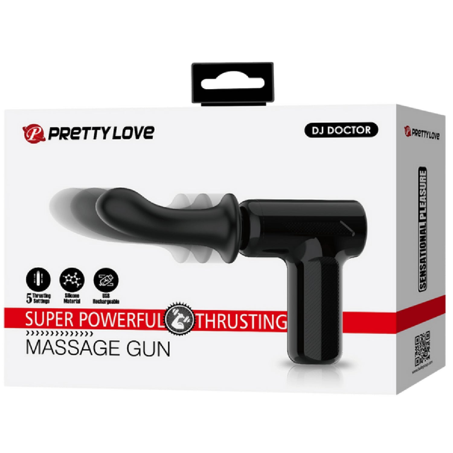 Super Power Thrusting Massage Gun – Powerful Motor Massage Gun with 5 Settings and Replaceable Head > Vibrators > Unconventional
