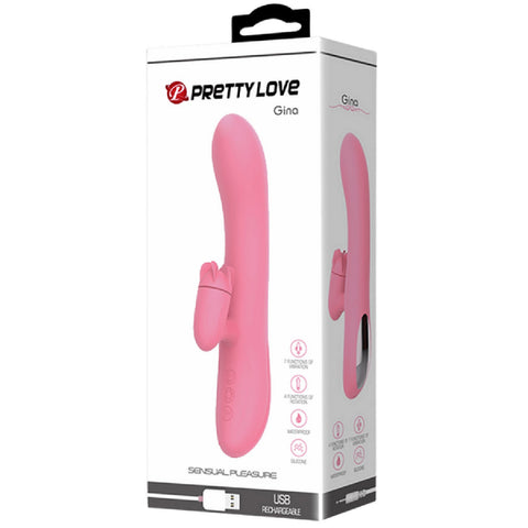 Gina – Rotating Tongue Rabbit Vibrator with 7 Vibration Functions > Vibrators > Ladies > Rabbit