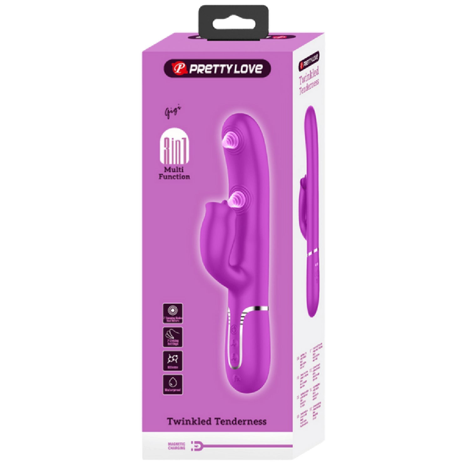 Pretty Love Gigi 3in1 – Multi-Function Rabbit Vibrator with Dual Stimulation Secondary image