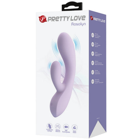 Rosolyn – Rechargeable, Flexible Liquid Silicone G-Spot Rabbit Vibrator with 10 Vibration Modes > Sex Toys For Ladies > G-Spot Vibrators