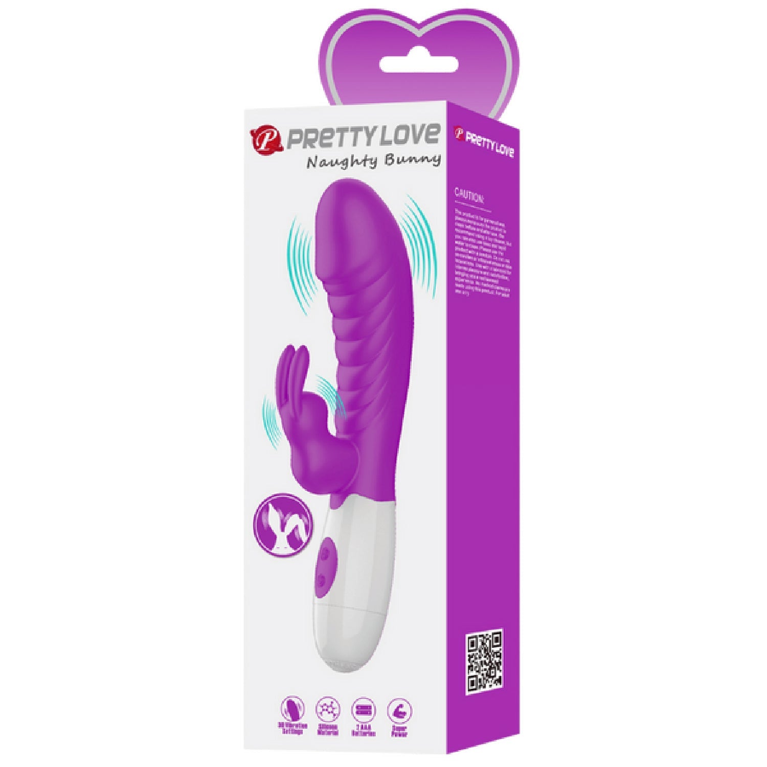 Naughty Bunny – Dual Stimulator Vibrator With G-Spot And Clitoral Vibration > Vibrators > Ladies > Rabbit