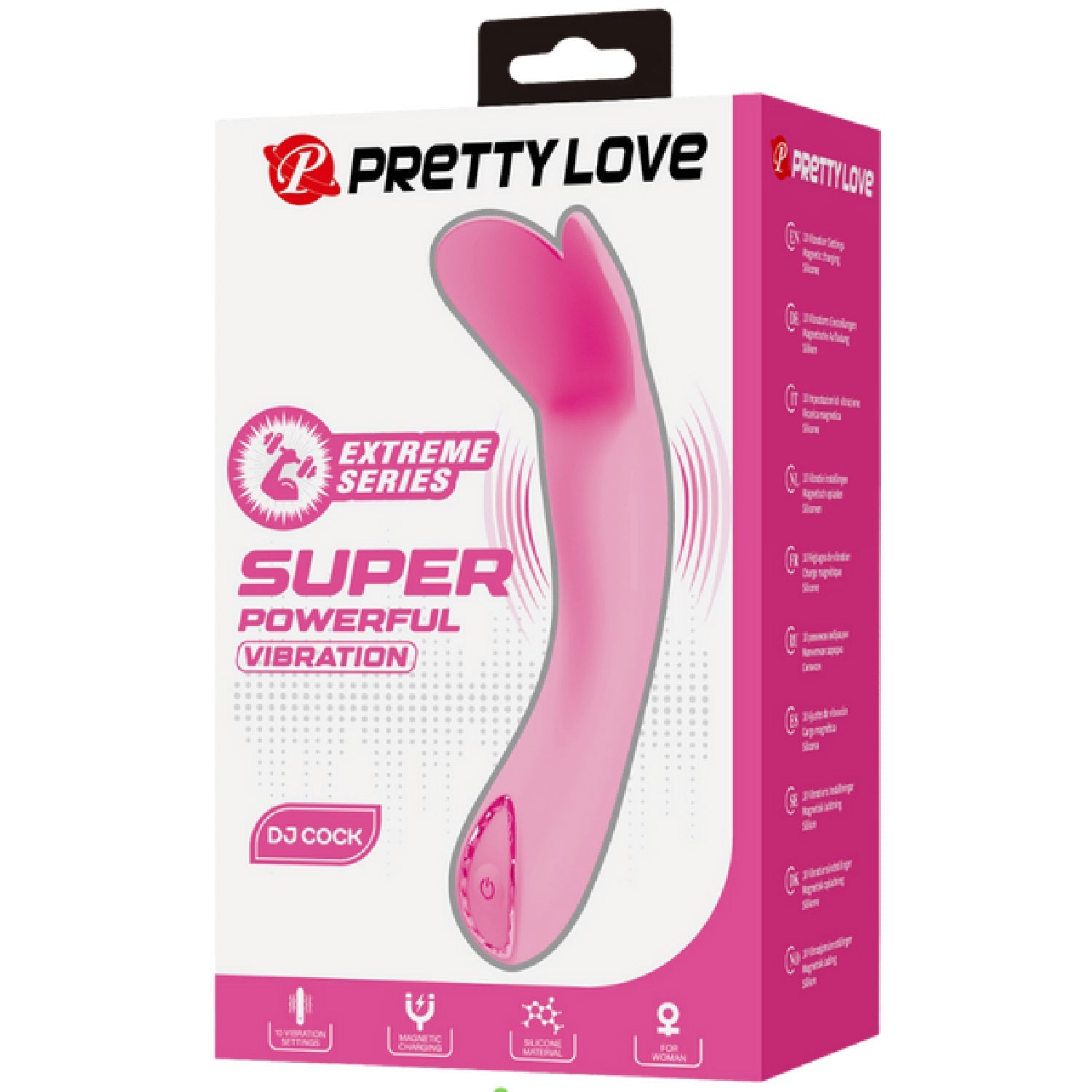DJ Cock Rechargeable Vibrator – 10-Function Slim Silicone G Spot Vibrator Secondary image