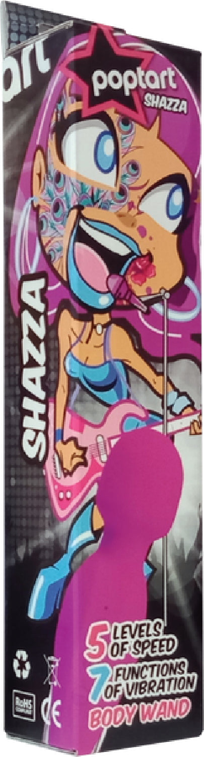 Shazza Body Wand (Purple) – Rechargeable Silicone Vibrator with 7 Vibration Functions and 5 Speed Levels > Sex Toys > Massage Wands