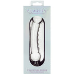 Celestial Ridge Borosilicate Glass Double-Ended Dildo – 6.4 Inch Sculpted Ridges > Glass > Dildos