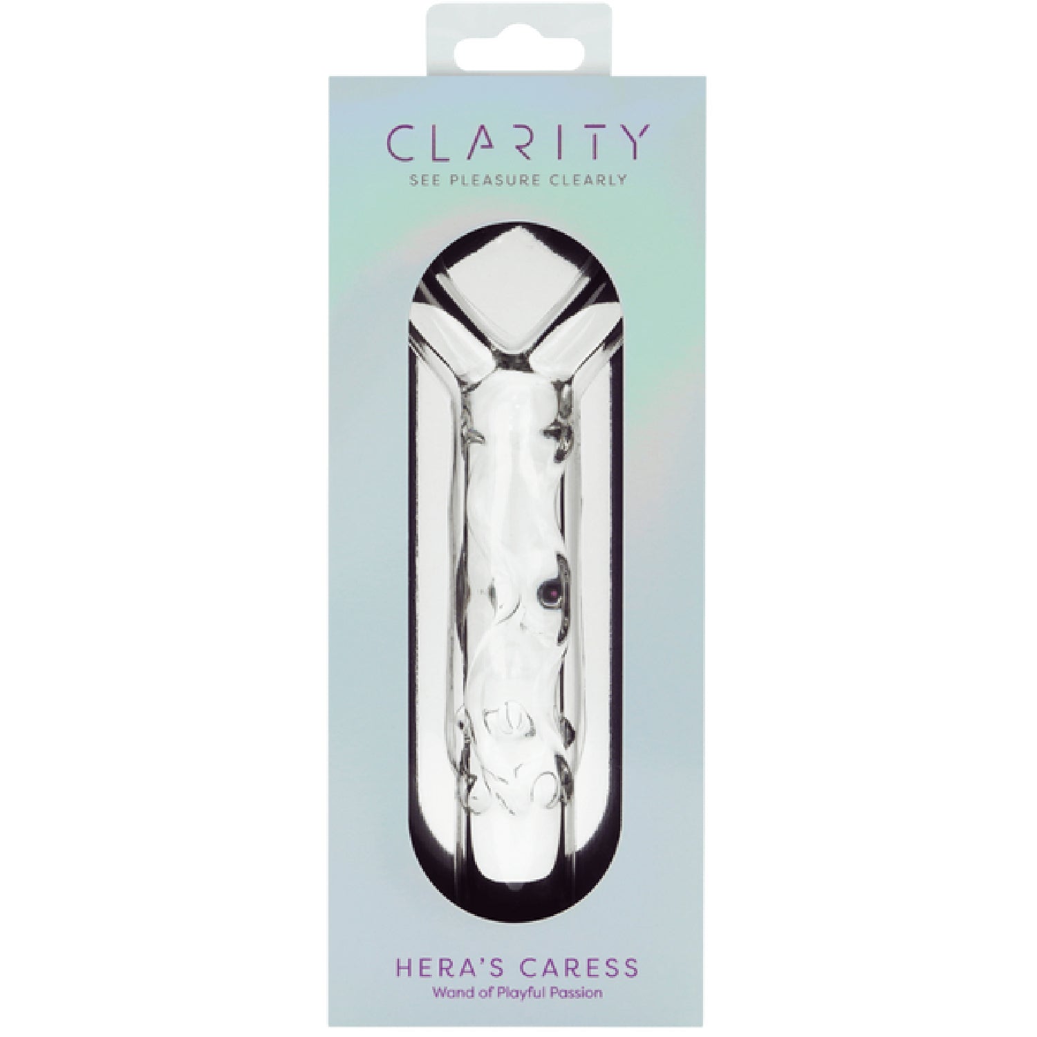 Hera’s Caress Handblown Borosilicate Glass Dildo 5.9 Inch Durable Intimate Accessory Secondary image