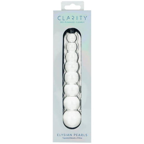 Elysian Pearls – 6.7 Inch Borosilicate Glass Dildo > Glass > Dildos
