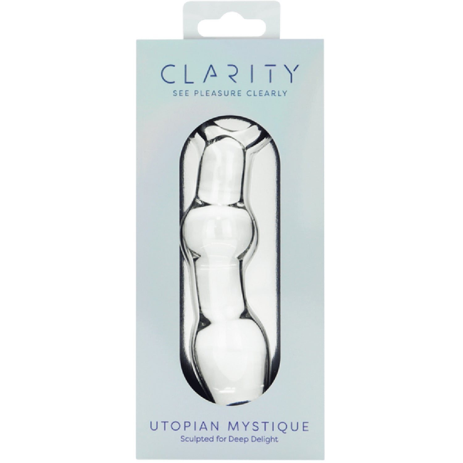 Utopian Mystique – 5.2 Inch Ribbed Glass Anal Dildo > Glass > Dildos