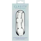 Utopian Mystique 5.2 Inch Ribbed Borosilicate Glass Anal Dildo > Glass > Dildos