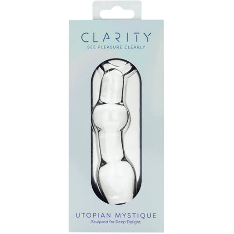Utopian Mystique – 5.2 Inch Ribbed Glass Anal Dildo > Glass > Dildos