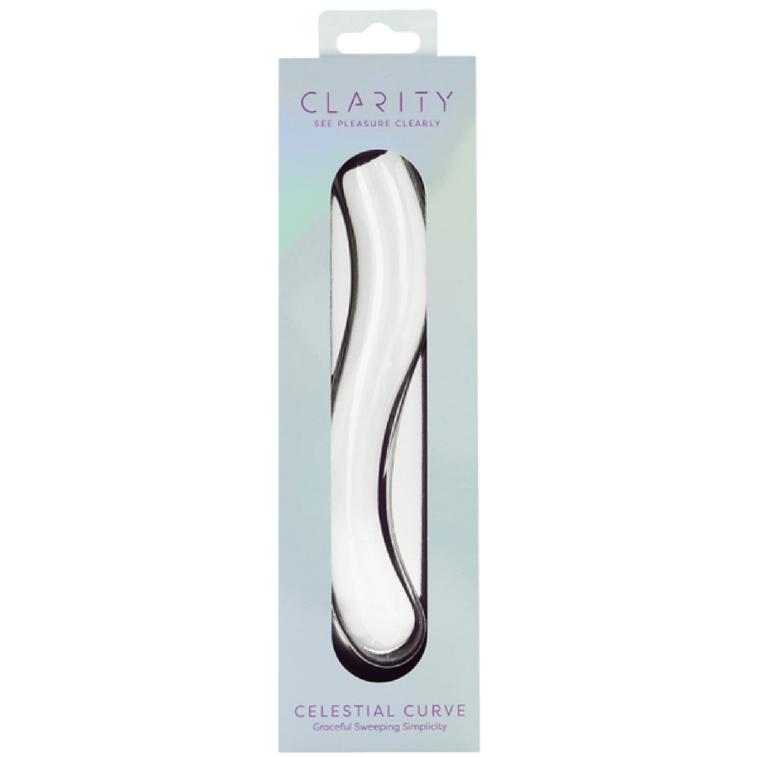Celestial Curve – 7.1 Inch Handblown Borosilicate Glass Double-Ended Dildo > Glass > Dildos