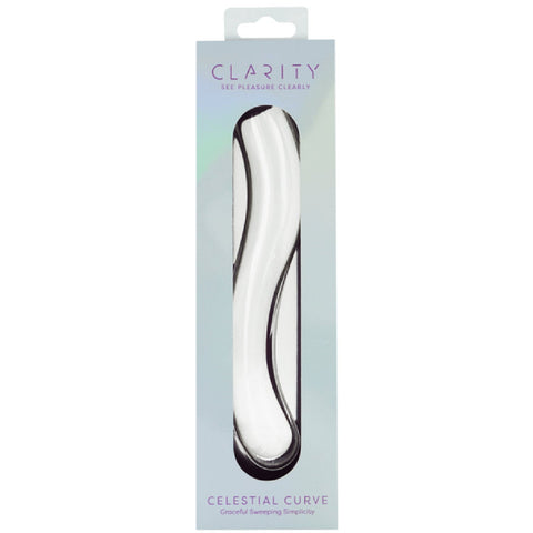 Celestial Curve – 7.1 Inch Handblown Borosilicate Glass Double-Ended Dildo > Glass > Dildos