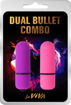 Laviva Dual Bullet Combo – Waterproof Silicone-Coated Dual Bullet Vibrator with 7 Functions > Vibrators > Mini Vibrators