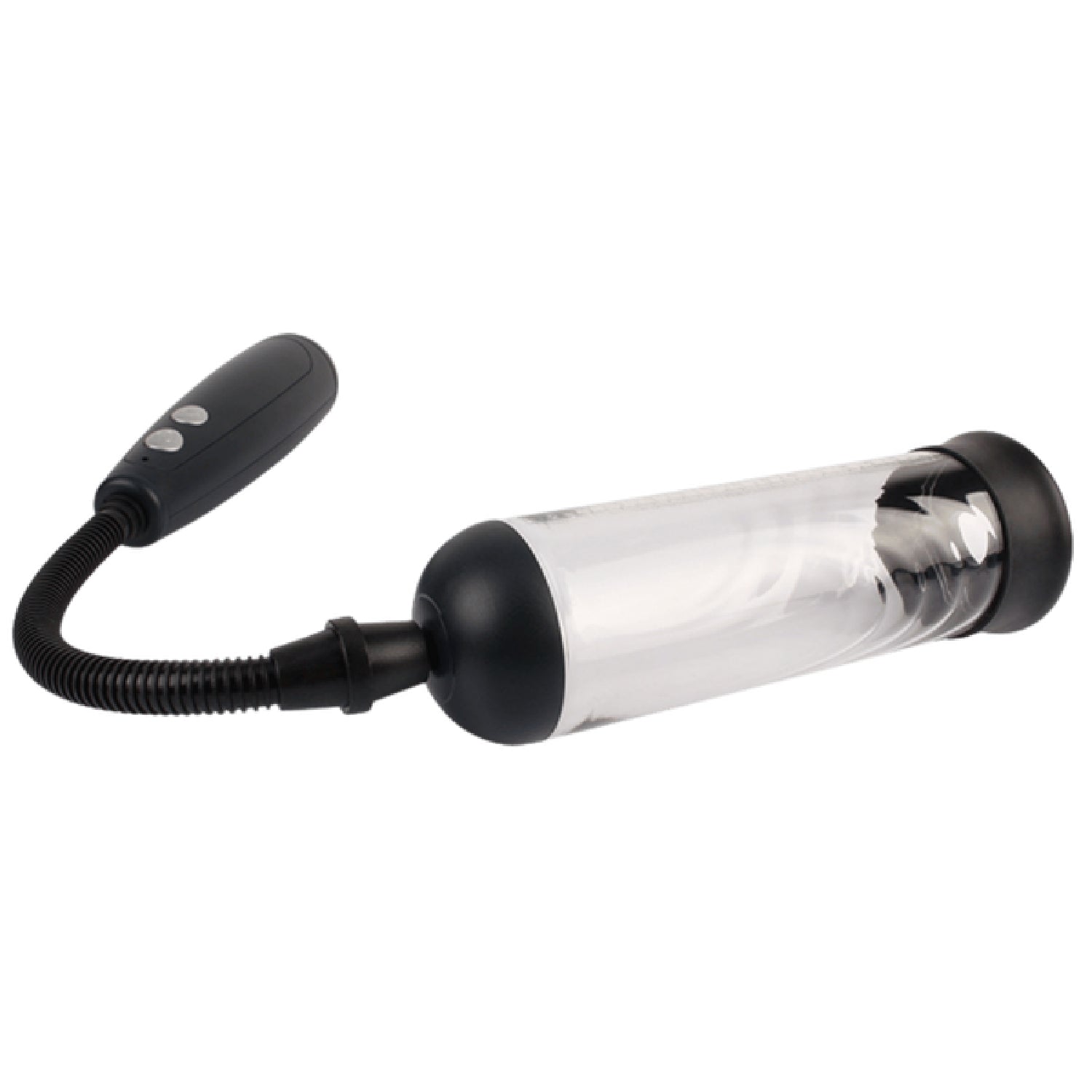 Vaczilla X19 Cylinder (Clear) – USB Rechargeable Penis Pump with Silicone Sleeve and Ring Secondary image