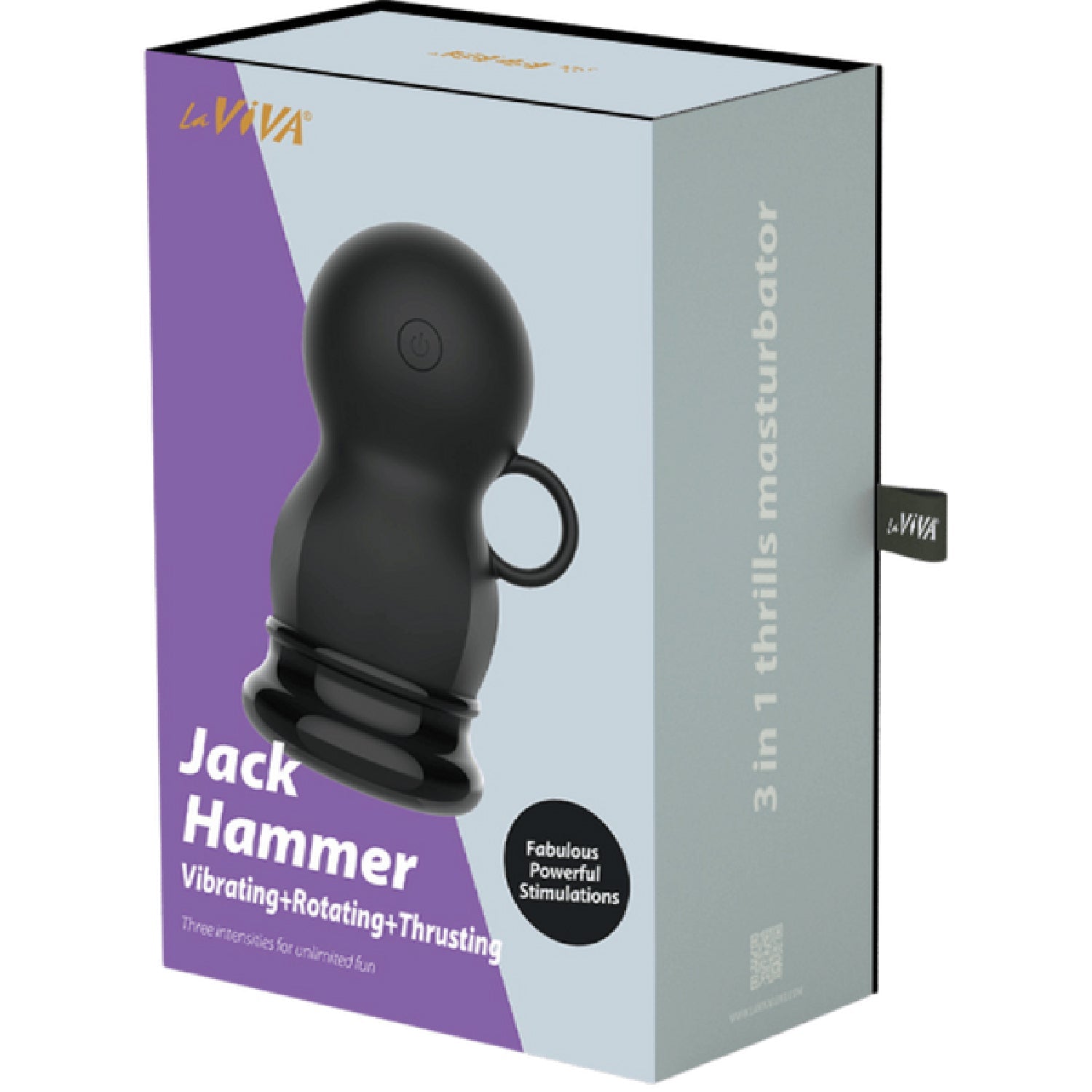 LaViva Jack Hammer – Multi-Function 8cm Vibrator with Rotating and Thrusting Motion > Vibrators > Unconventional