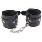 Obey Me Leather Hand Cuffs – Adjustable Metal Hook Handcuffs > Bondage Gear > Handcuffs