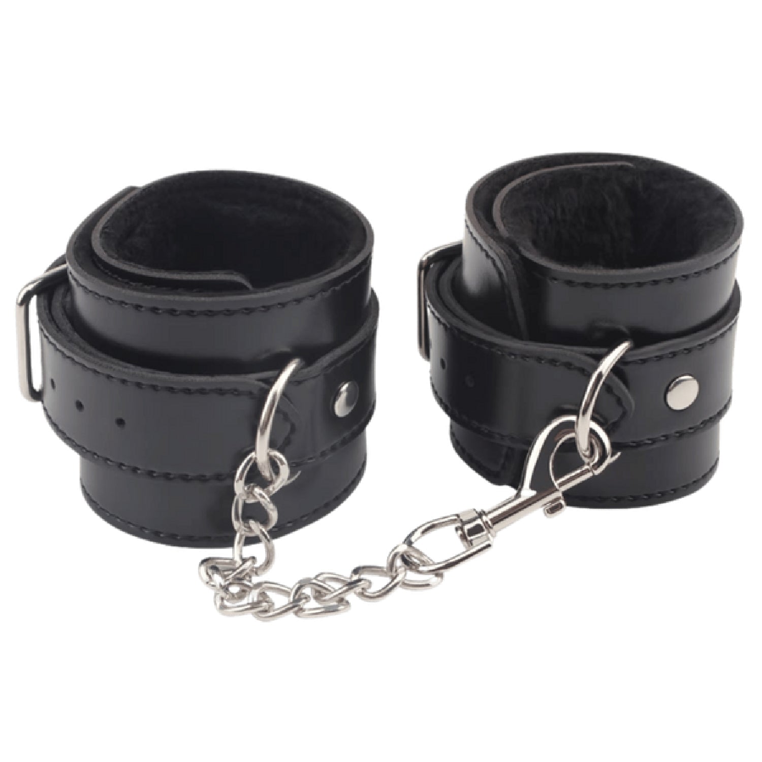 Obey Me Leather Ankle Cuffs – Adjustable Metal Hook Ankle Cuffs > Bondage Gear > Restraints
