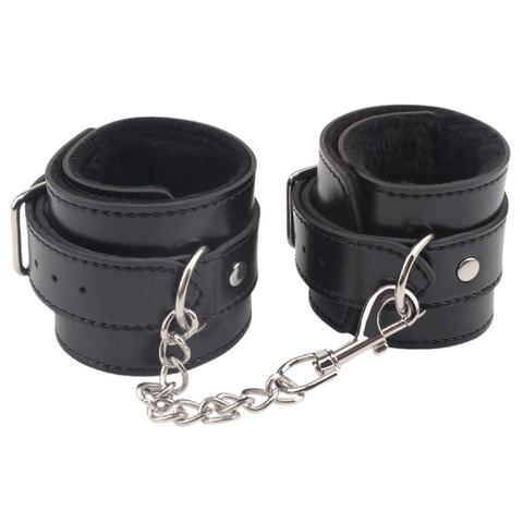 Obey Me Leather Ankle Cuffs – Adjustable Metal Hook Ankle Cuffs > Bondage Gear > Restraints