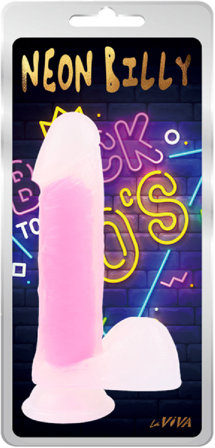 Neon Billy 7.6" (Glow Pink) > Vibrators > Standard Vibrators