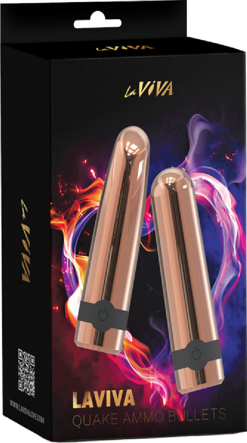 Laviva Quake Ammo Bullets – Luxury Silicone Vibration Bullets Secondary image