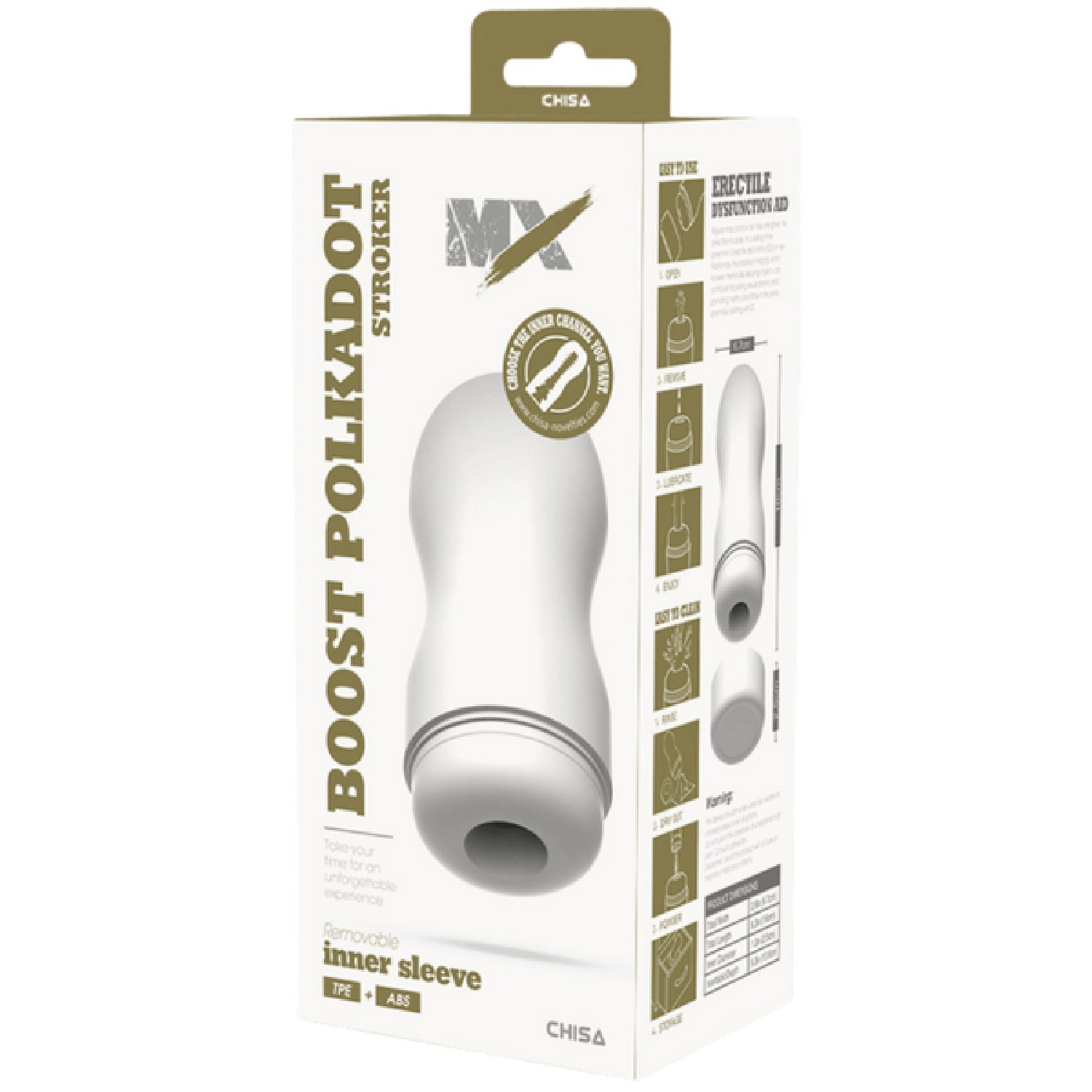Boost Polkadot – Super-Soft 16 cm Stroker Made of TPE and ABS Materials > Sex Toys For Men > Masturbators Cup