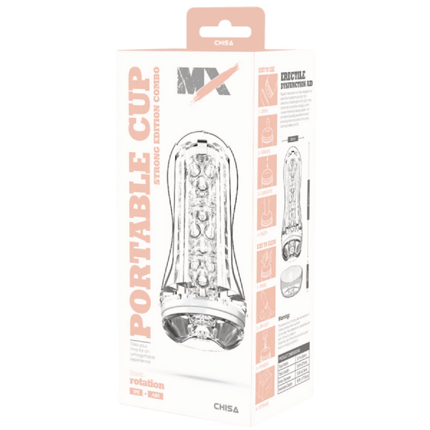 Portable Cup Strong Edition Combo – Super Soft Sucking Device 21cm > Sex Toys For Men > Masturbators Cup