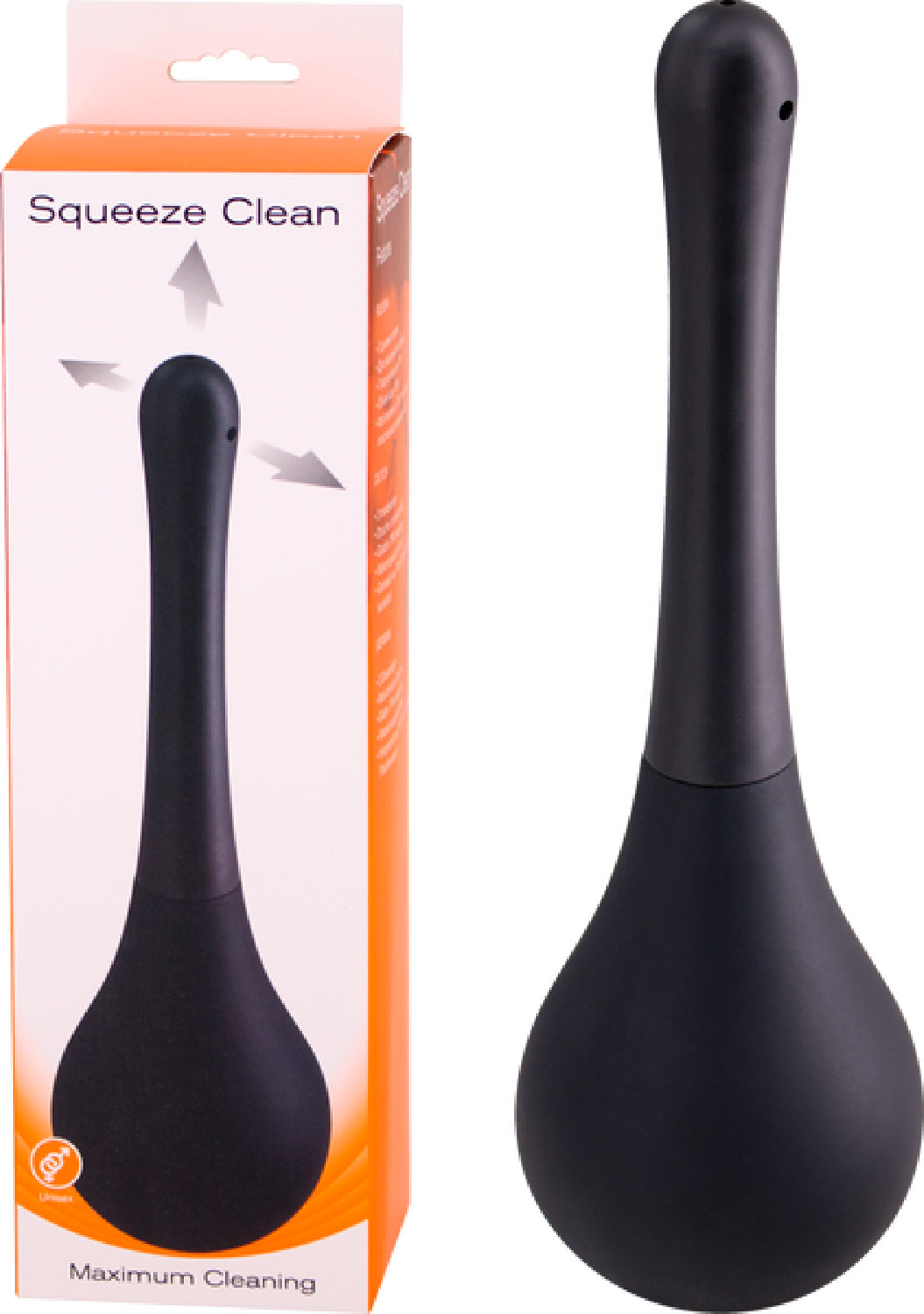 Squeeze Clean – Medical Style Douche with 3 Nozzle Heads 190ml Capacity Black > Essentials > Feminine Care