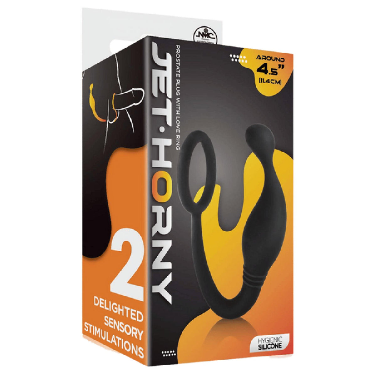 Prostate Plug With Love Ring – Hygienic Silicone 4.5 Inch Prostate Plug > Anal Range > Prostate Plugs
