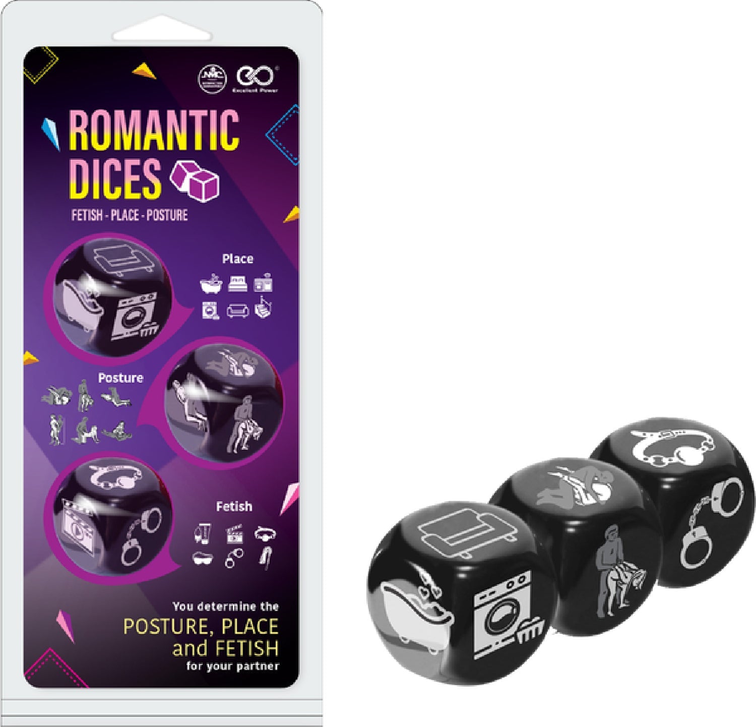 Romantic Dice – Intimate Game Accessories > Novelties > Games Main image