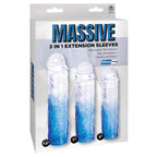 3 in 1 Extension Sleeve (Smoke) – High-Quality TPE Material Soft Flexible Sleeve with Multiple Sizes > Sex Toys For Men > Penis Sleeves