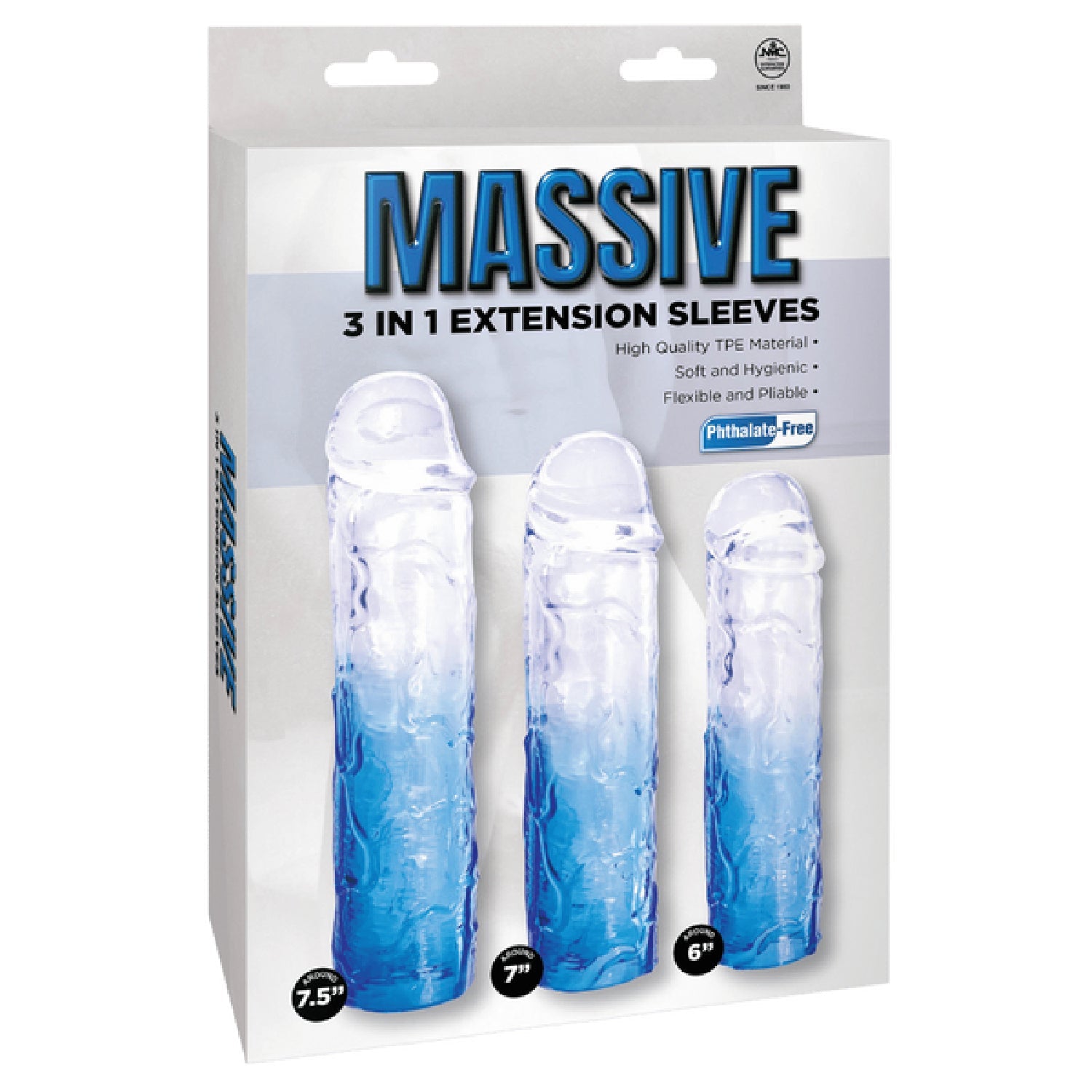 3 in 1 Extension Sleeve (Smoke) – High-Quality TPE Material Soft Flexible Sleeve with Multiple Sizes > Sex Toys For Men > Penis Sleeves