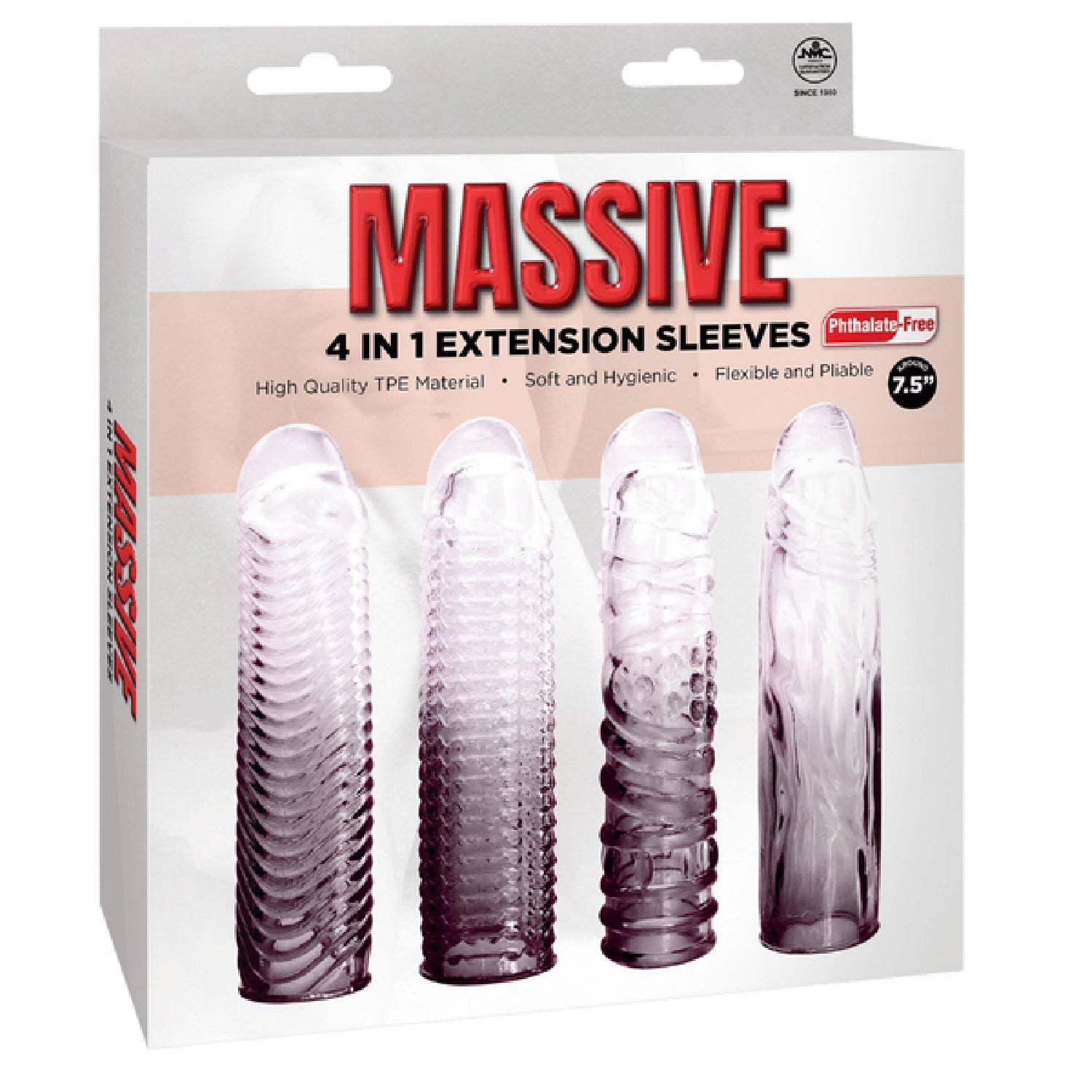 4 in 1 Extension Sleeve (Smoke) – Soft Flexible 7.5 Inch Sleeve Secondary image