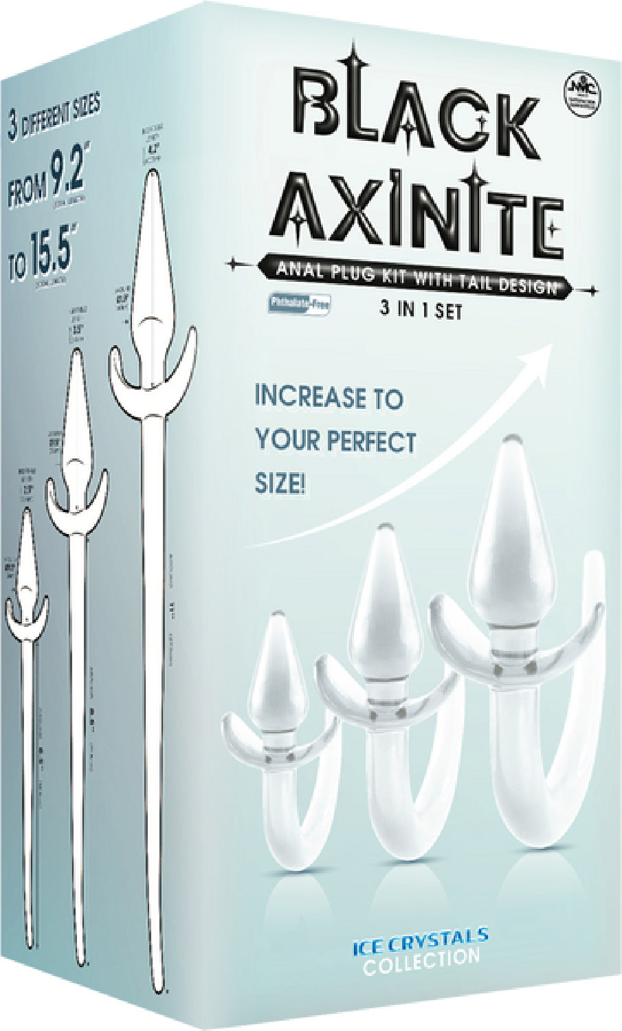 3 in 1 Anal Plug Kit – Flexible Hygienic Plug with Tail > Anal Range > Tail Butt Plugs