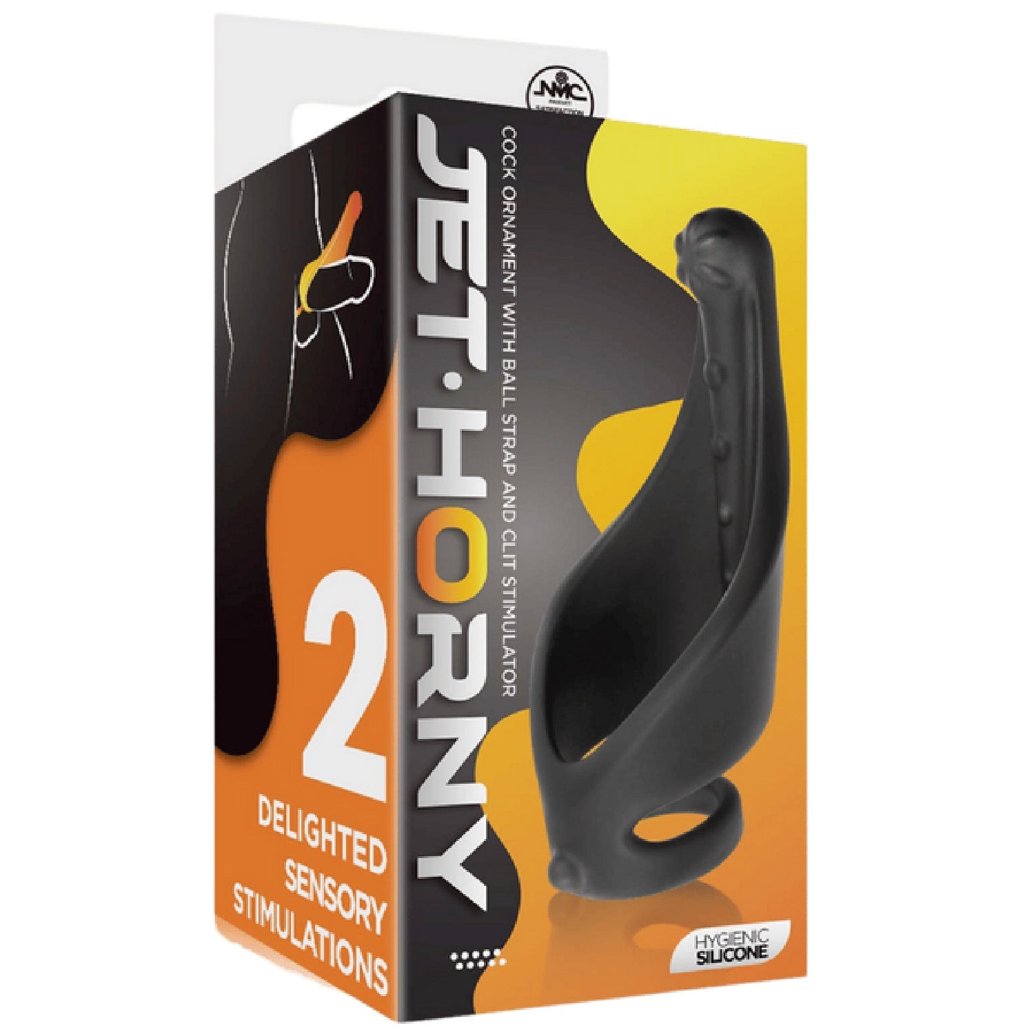 Cock Ring with Ball Strap and Clit Stimulator – Strap-On Cock Ring Secondary image