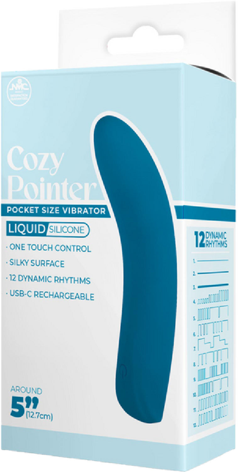 Cozy Pointer – Silicone Rechargeable 5 Inch Vibrator with One Touch Control > Vibrators > Standard Vibrators