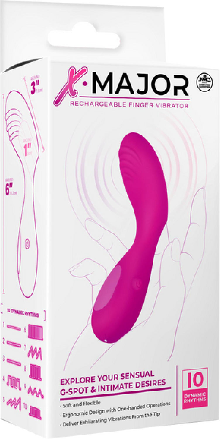 Rechargeable Finger Vibrator – Soft Flexible One-Handed Operation Vibrator > Vibrators > Finger Vibrators