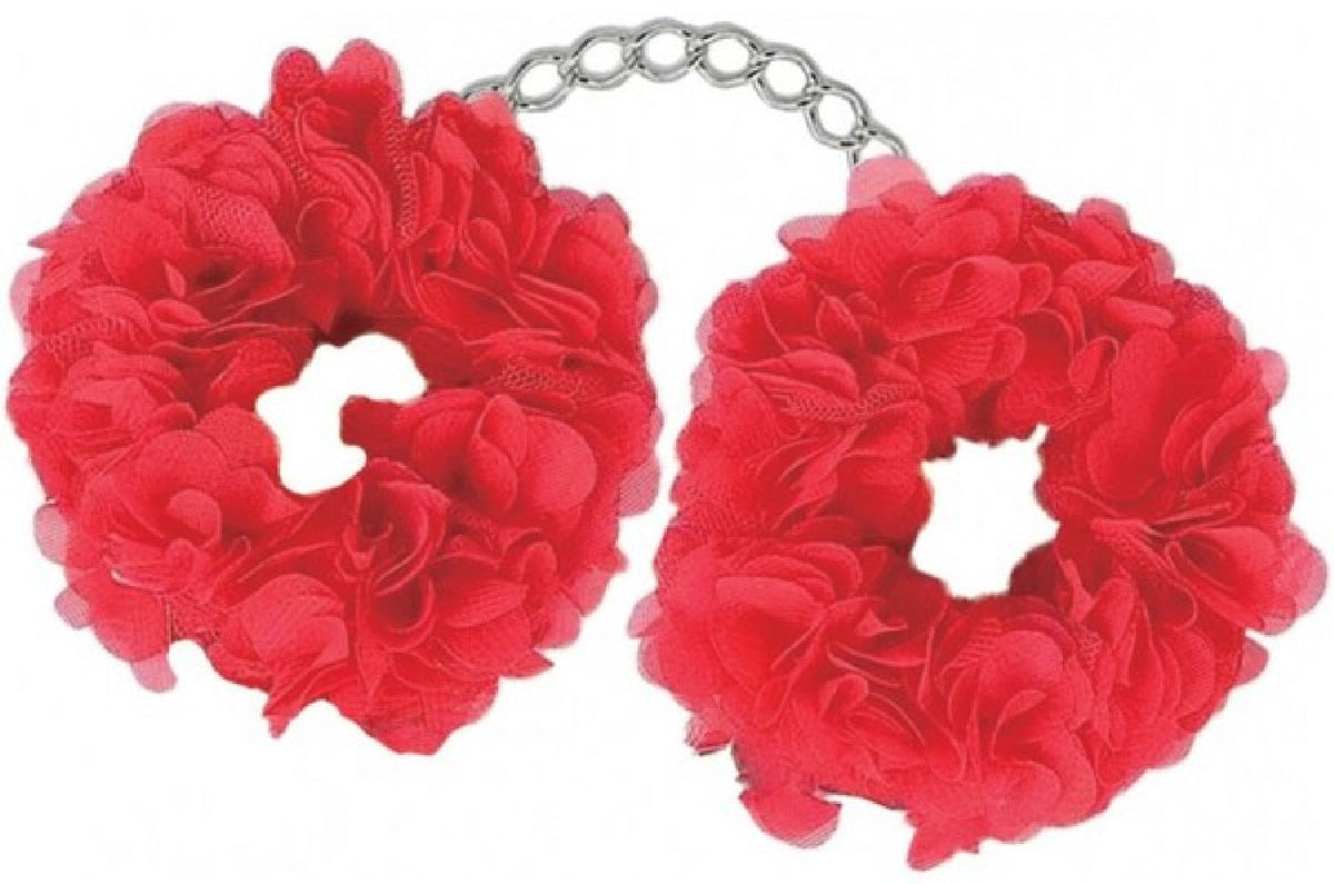 Blossom Luv Cuffs – Handcuffs - Red > Bondage Gear > Handcuffs
