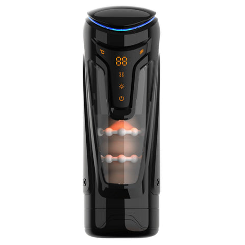 Warrior Heartbeat Nexus Ecstasy – Heated Thrusting Male Masturbator with Vibrations > Sex Toys For Men > Masturbators > Vibrating