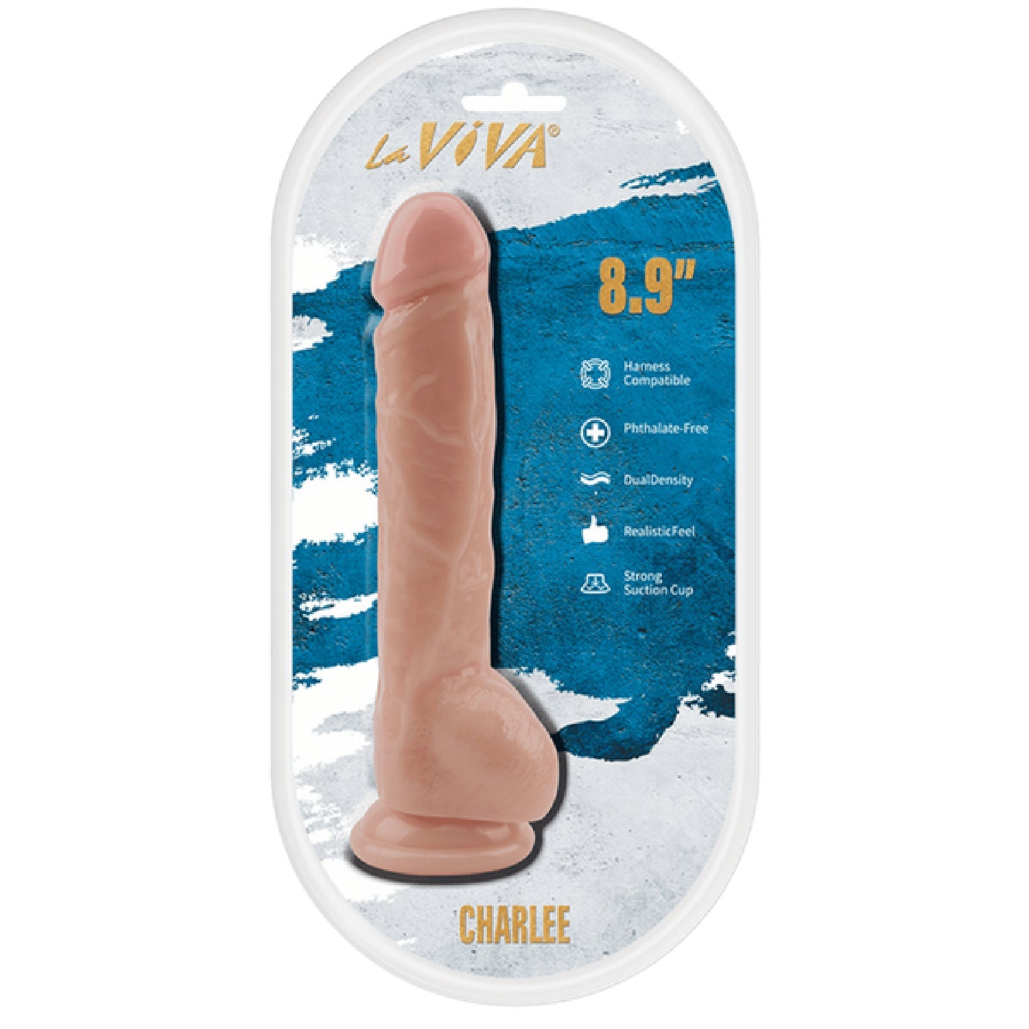 Charlee 8.9 Inch Dildo – 8.9 Inch Vibrant Dildo Secondary image