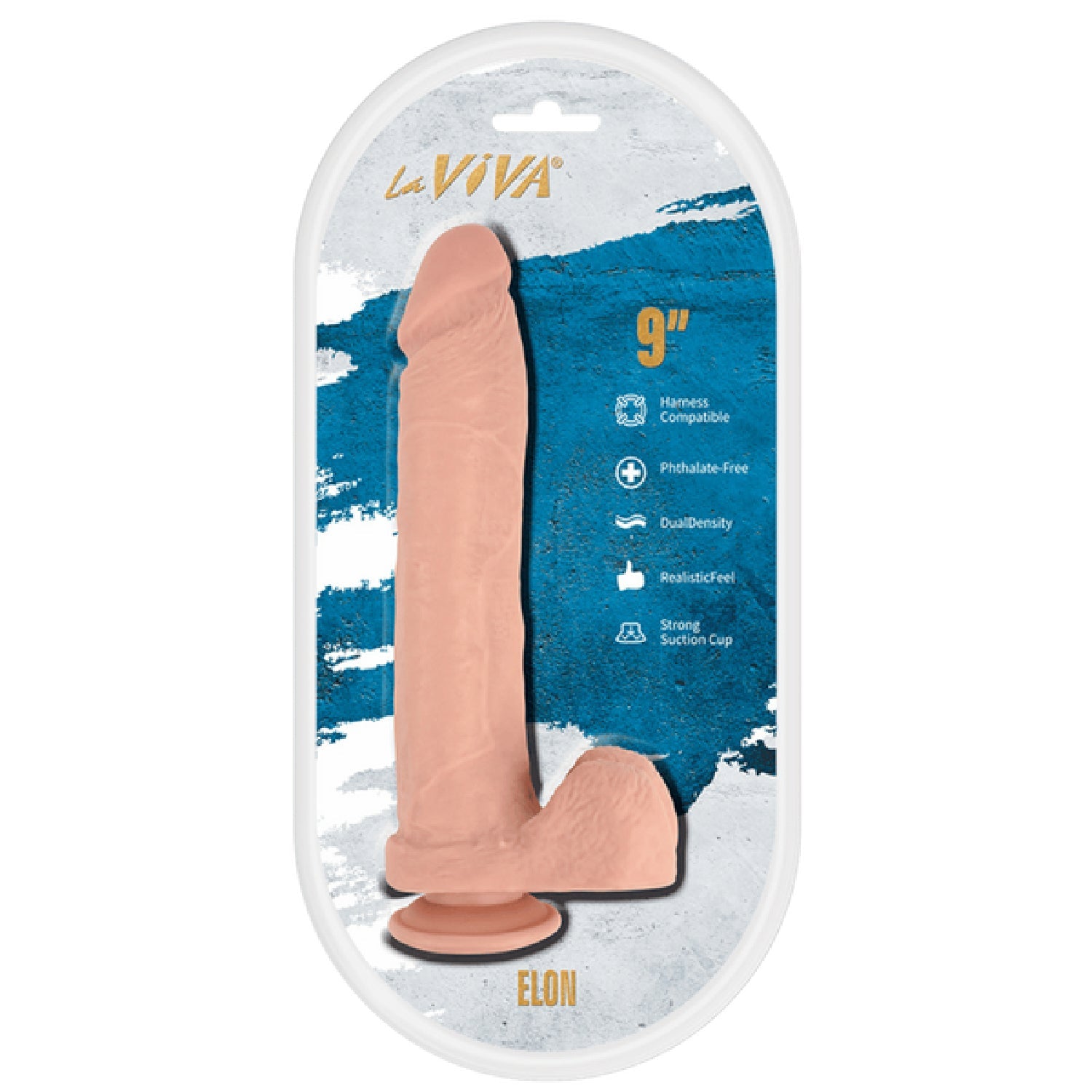 Elon 9 Inch Dildo – Realistic Pleasure Toy Secondary image