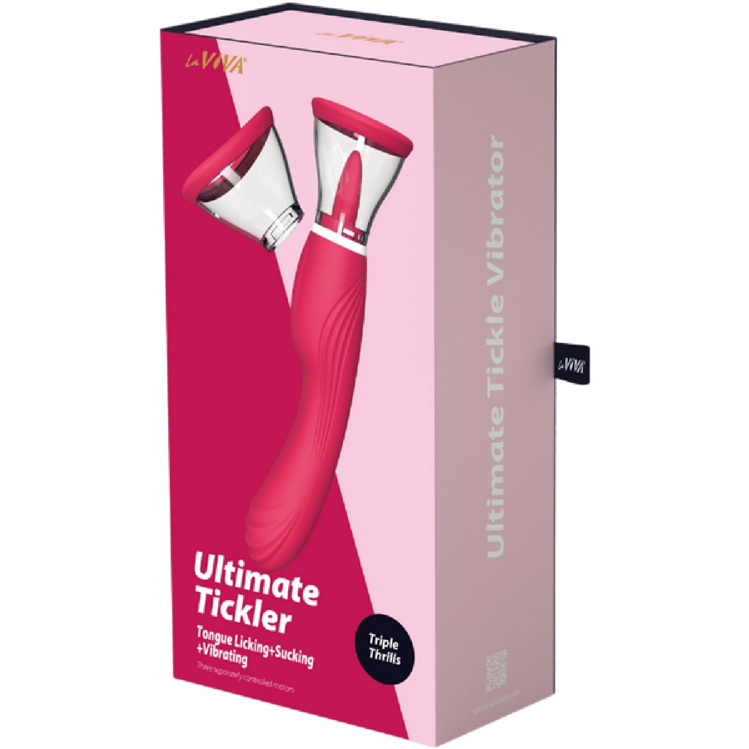 LaViva Ultimate Tickler – Multi-Function 10 Inch Tongue Licking Vibrator Secondary image