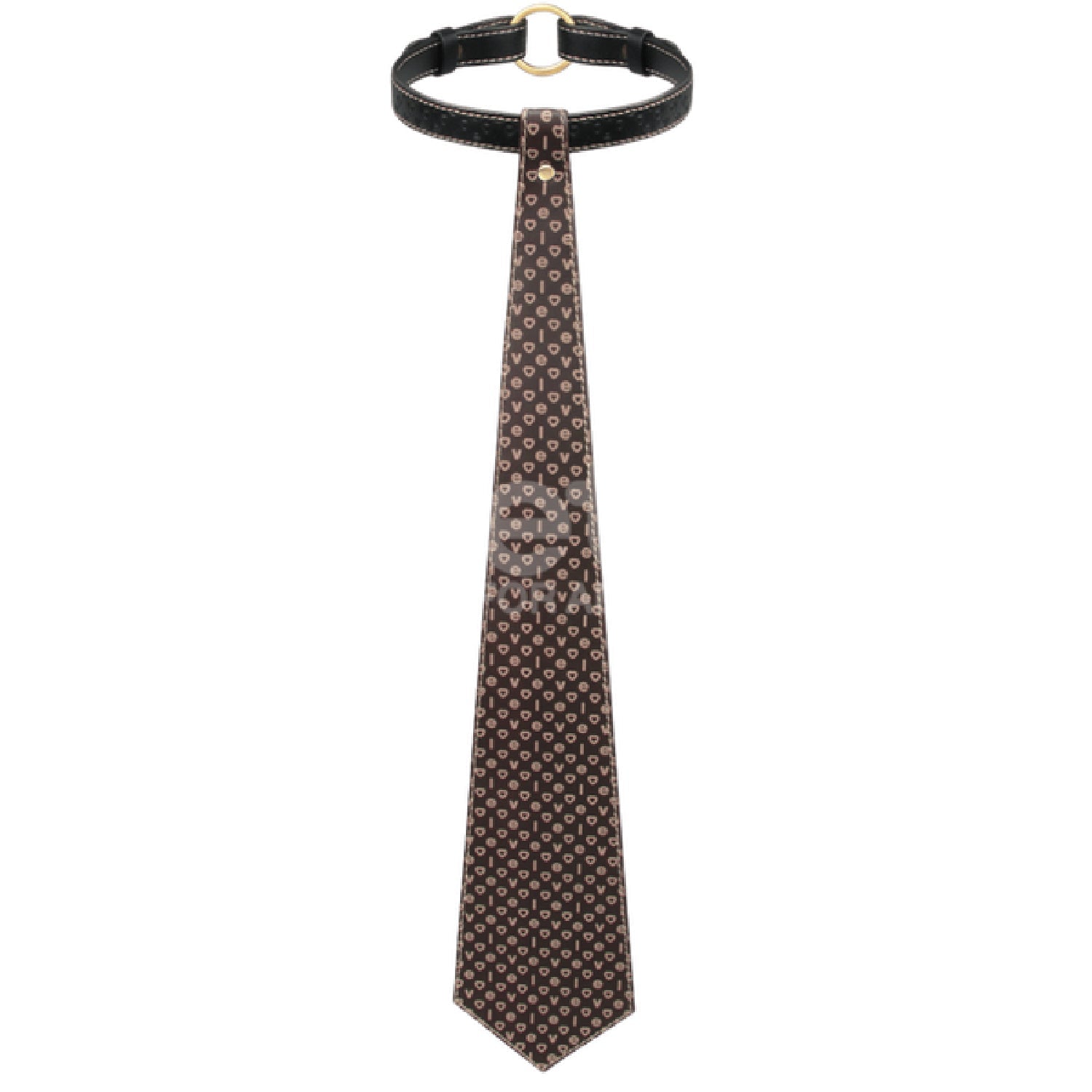 Rebellion Reign Tie Collar – Durable PU Material Accessory > Bondage Gear > Collars & Leashes Main image