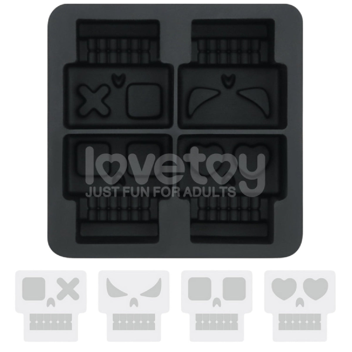 Skull Silicone Ice Tray – Flexible Food-Grade Silicone Drink Accessory > Novelties > Party Supplies