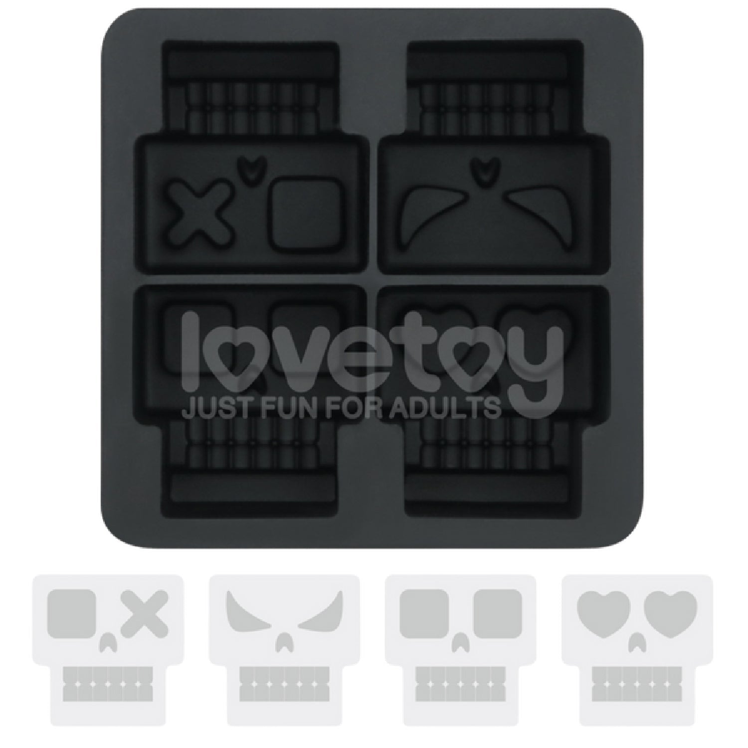 Skull Silicone Ice Tray – Flexible Food-Grade Silicone Drink Accessory > Novelties > Party Supplies