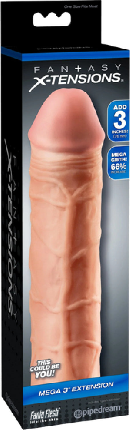 Fantasy X-tensions Mega 3 Inch Extension – Erection Enhancer Penis Extension > Sex Toys For Men > Penis Sleeves