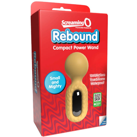 Cuties Rebound Compact Power Wand – Waterproof Rechargeable Wand Vibrator > Sex Toys > Mini Massagers