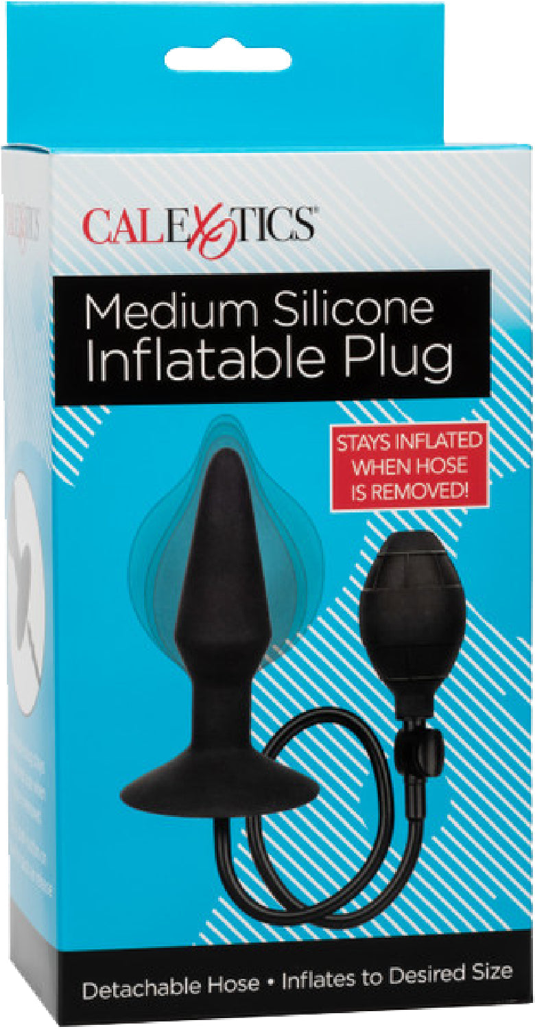 CalExotics Medium Silicone Inflatable Plug – Inflatable Anal Plug with Detachable Hose > Anal Range > Tunnel and Stretchers