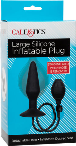 CalExotics Medium Silicone Inflatable Plug – Inflatable Anal Plug with Detachable Hose > Anal Range > Tunnel and Stretchers