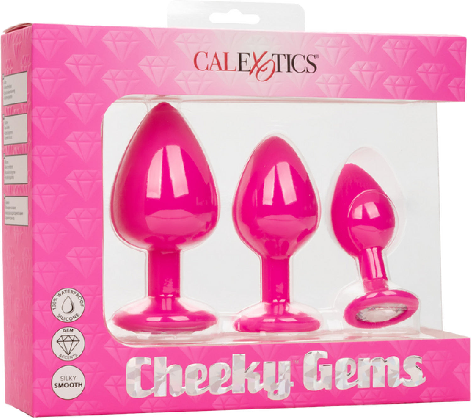Cheeky Gems – Anal Training Kit with Three Graduated Anal Plugs > Anal Range > Butt Plug Kits
